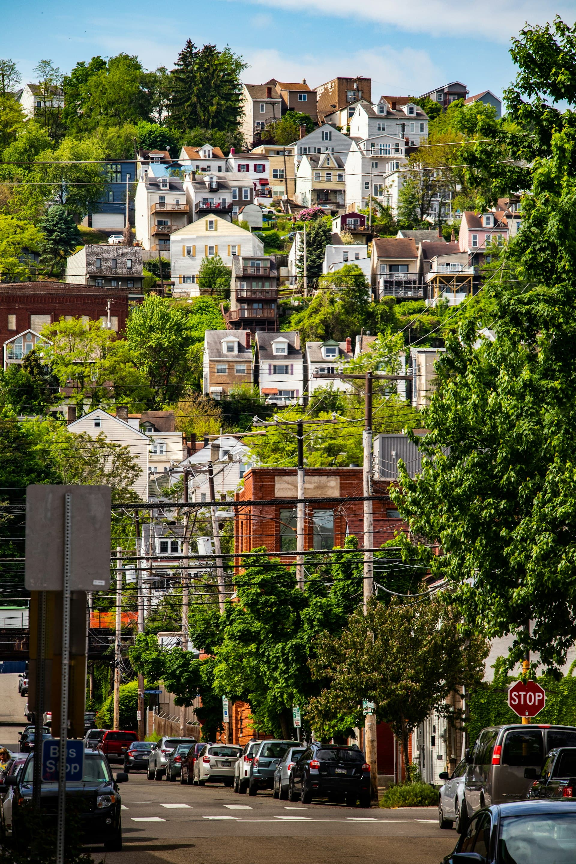 Pittsburgh hillside neighborhood